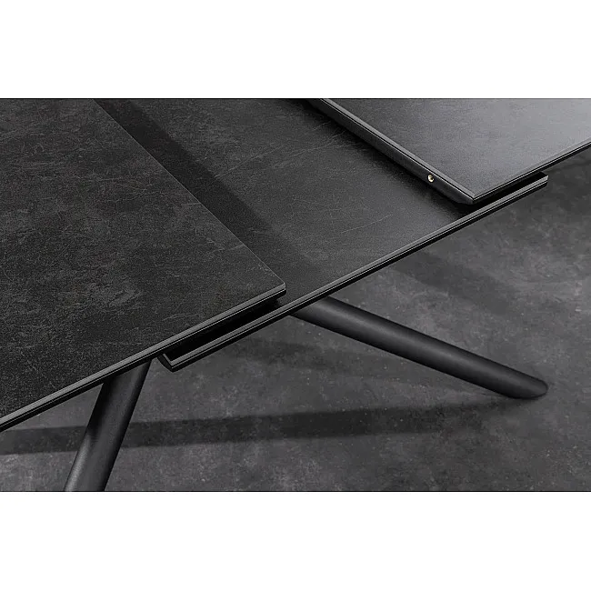 Rozkladací jedálenský stôl Mikado 46496 180/230x90cm Ceramik graphite marble