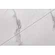 Rozkladací jedálenský stôl 46498 Concord 180/230 x 90cm White marble Look Ceramik