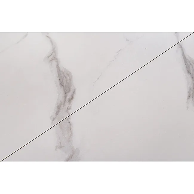 Rozkladací jedálenský stôl 46498 Concord 180/230 x 90cm White marble Look Ceramik