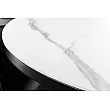 Rozkladací jedálenský stôl Mikado 46503 120/160x90cm Ceramik white marble