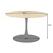 Jedálenský stôl 46559 Atelier Ø120cm Natural Dub Dyha