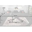 Rozkladací jedálenský stôl 40170 180/220/260 x 90cm Lava Look Ceramik