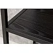 Knižnica/Regál 42025 135cm Slim Line Čierny jaseň Knižnica/Regál 42025 135cm Slim Line Čierny jaseň