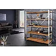 Knižnica/Regál Barracuda 43616 140cm Drevo Teak