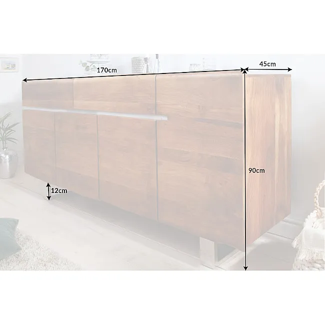 Komoda Mammut 36555 170cm Drevo Acacia Honey