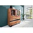 Komoda/Vitrína 38330 120cm Drevo Acacia Komoda/Vitrína 38330 120cm Drevo Acacia