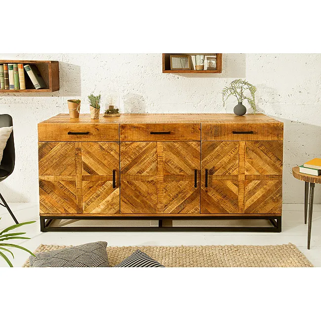 Komoda 39284 160cm Drevo Mango prírodná Komoda 39284 160cm Drevo Mango prírodná