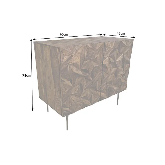 Komoda/Bar 43450 Stone 90cm Drevo Palisander Komoda/Bar 43450 Stone 90cm Drevo Palisander
