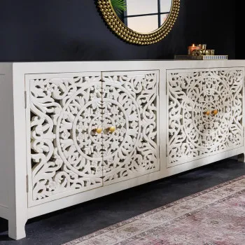 Komoda 43852 Marrakech 170cm Drevo Mango Biele