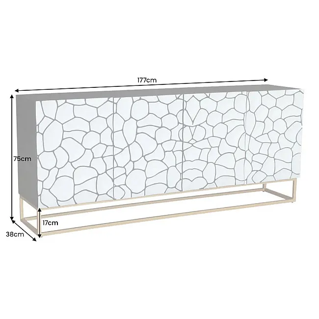 Komoda 44651 Vulcano 177cm Drevo Mango