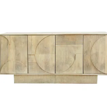 Komoda 46800 170cm Art Deco Drevo Mango Biela