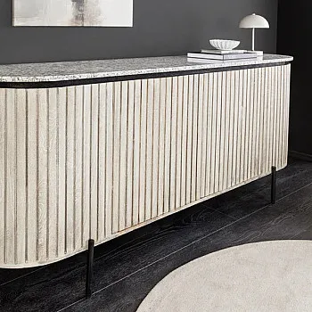Komoda 47694 Adlon 170cm Drevo Mango - Mramor