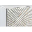 Komoda 48108 Bailey 100cm Drevo Mango Bielené