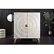 Komoda 48108 Bailey 100cm Drevo Mango Bielené