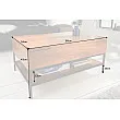 Konferenčný stôl 40300 80x55cm Drevo Mango Konferenčný stôl 40300 80x55cm Drevo Mango