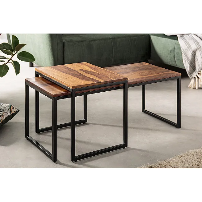 Konferenčný stôl 41069 100x40cm 2-set Drevo Palisander Konferenčný stôl 41069 100x40cm 2-set Drevo Palisander