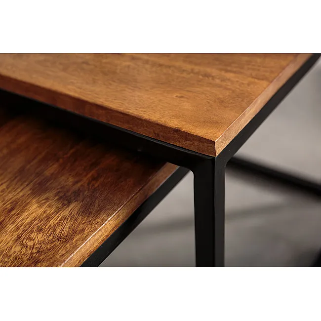 Konferenčný stôl 41069 100x40cm 2-set Drevo Palisander Konferenčný stôl 41069 100x40cm 2-set Drevo Palisander