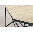 Konferenčný stôl Diamond 45205 Ø70cm Travertine