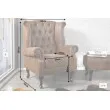 Kreslo 19448 Chesterfield Antik hnedá