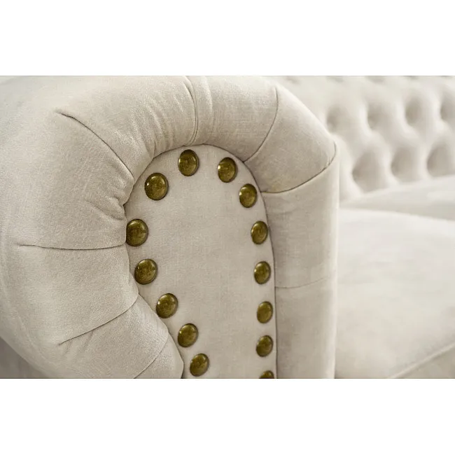 Kreslo 42312 Chesterfield Zamat Champagner Kreslo 42312 Chesterfield Zamat Champagner