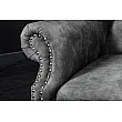 Kreslo 43520 Chesterfield Zamat šedá