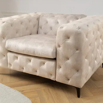Kreslo 45985 Modern Barock Zamat Champagner