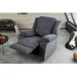 Kreslo Relax 47594 Hollywood - Tmavošedá látka