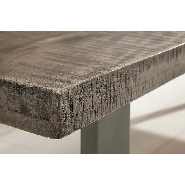 Lavica 38665 170cm Masív drevo Mango šedá Lavica 38665 170cm Masív drevo Mango šedá