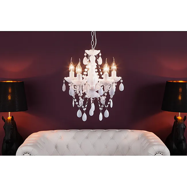 Luster 7227 5-Ramien biely Luster 7227 5-Ramien biely