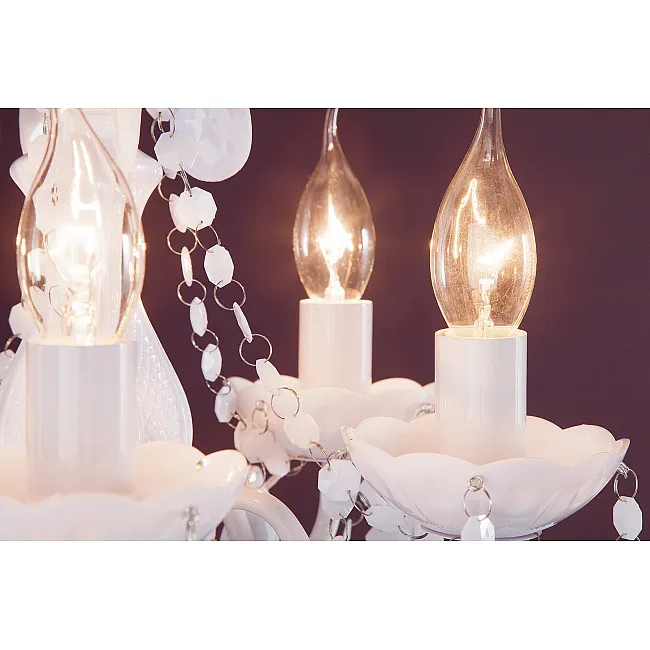 Luster 7227 5-Ramien biely Luster 7227 5-Ramien biely