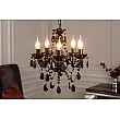 Luster 7228 5-Ramien čierny Luster 7228 5-Ramien čierny