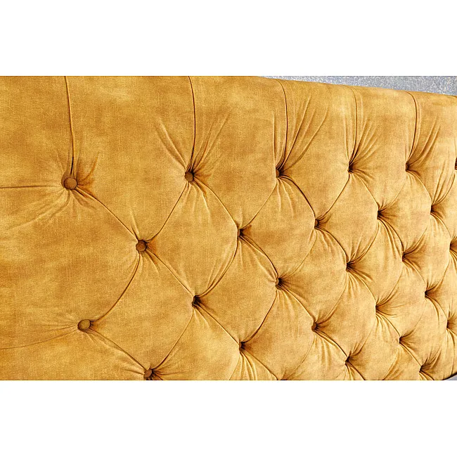 Posteľ 41641 180x200cm Zamat Žltá Posteľ 41641 180x200cm Zamat Žltá