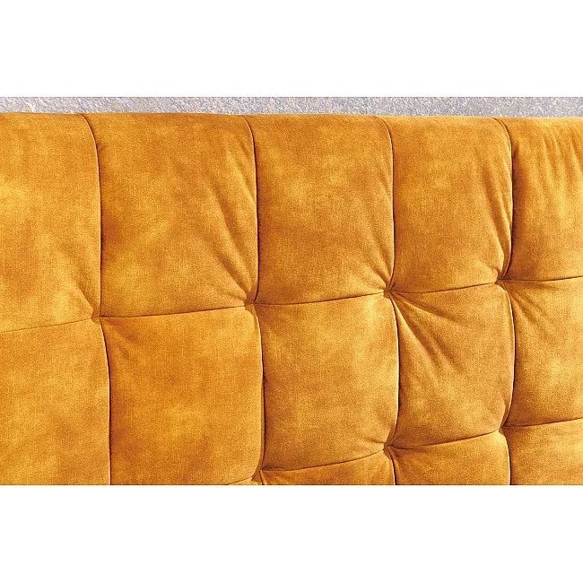Posteľ 41666 160x200cm Boutique Zamat Žltá