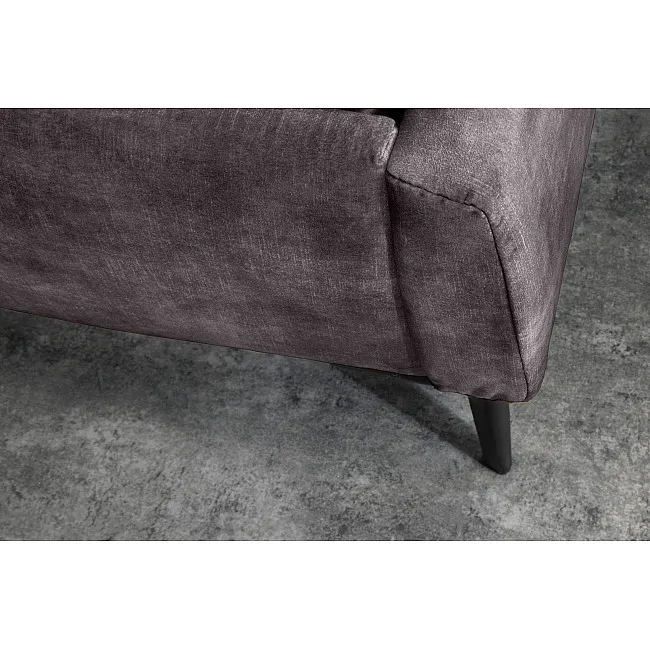 Posteľ 41669 160x200cm Boutique Zamat Tmavošedá