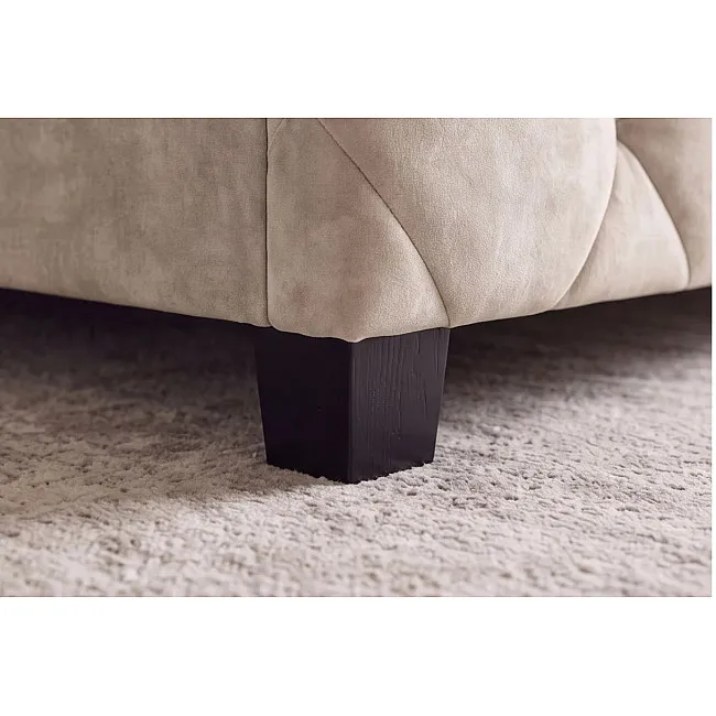 Posteľ 45920 Elysium 180x200cm Zamat Champagne + úložný prestor