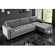 Rohová sedacia súprava 40273 Cozy - Zamat Šedá Rohová sedacia súprava 40273 Cozy - Zamat Šedá