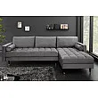 Rohová sedacia súprava 40273 Cozy - Zamat Šedá Rohová sedacia súprava 40273 Cozy - Zamat Šedá