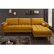 Rohová sedacia súprava 40277 Cozy - Zamat Žltá Rohová sedacia súprava 40277 Cozy - Zamat Žltá