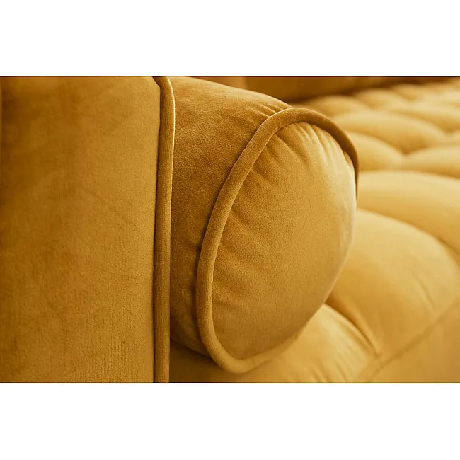 Rohová sedacia súprava 40277 Cozy - Zamat Žltá Rohová sedacia súprava 40277 Cozy - Zamat Žltá