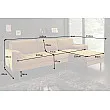 Rohová sedacia súprava 40273 Cozy - Zamat Šedá Rohová sedacia súprava 40273 Cozy - Zamat Šedá