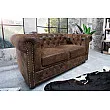 Sedacia súprava 17109 Chesterfield 2-sedenie Antik hnedá Sedacia súprava 17109 Chesterfield 2-sedenie Antik hnedá
