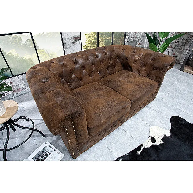 Sedacia súprava 17109 Chesterfield 2-sedenie Antik hnedá Sedacia súprava 17109 Chesterfield 2-sedenie Antik hnedá
