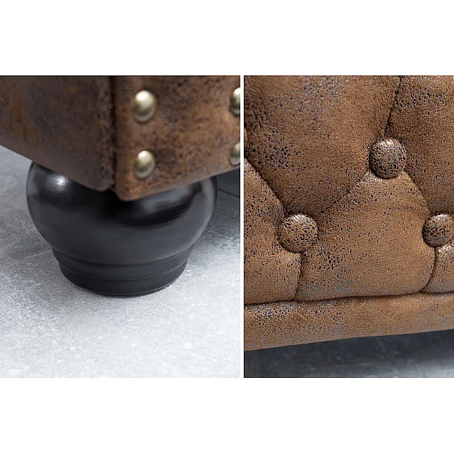 Sedacia súprava 17109 Chesterfield 2-sedenie Antik hnedá Sedacia súprava 17109 Chesterfield 2-sedenie Antik hnedá