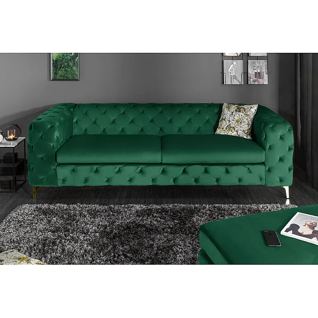 Sedacia súprava 39312 240cm Modern Barock - Zamat Smaragdovozelená Sedacia súprava 39312 240cm Modern Barock - Zamat Smaragdovozelená