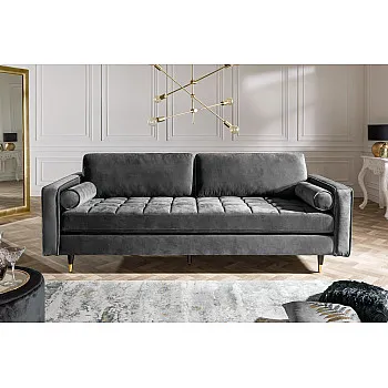 Sedacia súprava 39846 220cm Cozy - Zamat Šedá Sedacia súprava 39846 220cm Cozy - Zamat Šedá