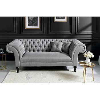 Sedacia súprava 40147 225cm Paris - Zamat Šedá Sedacia súprava 40147 225cm Paris - Zamat Šedá