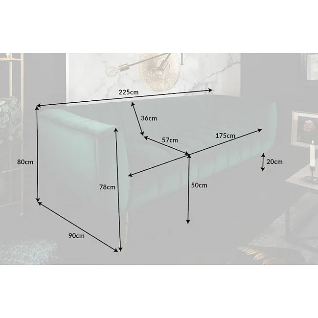Sedacia súprava 40404 225cm Noblesse Zamat Smaragdovozelená Sedacia súprava 40404 225cm Noblesse Zamat Smaragdovozelená