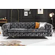 Sedacia súprava 41134 240cm Modern Barock - Zamat Šedá Sedacia súprava 41134 240cm Modern Barock - Zamat Šedá