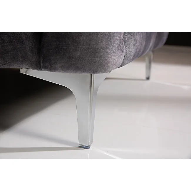 Sedacia súprava 41134 240cm Modern Barock - Zamat Šedá Sedacia súprava 41134 240cm Modern Barock - Zamat Šedá