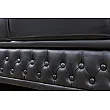 Sedacia súprava 41447 Chesterfield 3-sedenie Antique Čierna